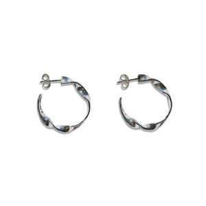 'Twisted Hoop' Earrings - Small